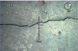 異常個所 クラック 管渠内TV調査工